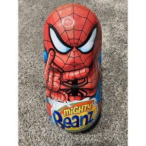 Mighty Beanz Collector Tin Kids OS Red Blue Fair Spider-Man Marvel Storage Case